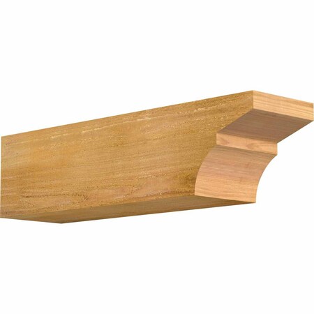 Ekena Millwork Monterey Rough Sawn Rafter Tail, Western Red Cedar, 6"W x 6"H x 24"L RFT06X06X24MON00RWR